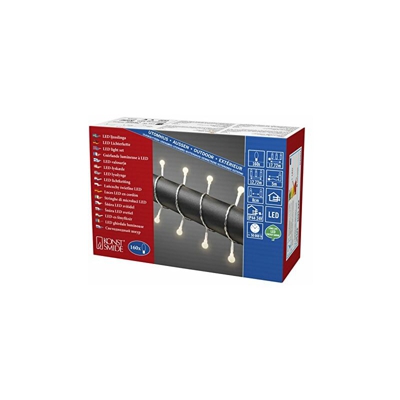 3695Â â??Â 103Â â??Â Catena luminosa LED con piccole rotonde diodi/per esterni (IP44)/certificato VDE/24Â V trasformatore esterno/160Â diodi a luce