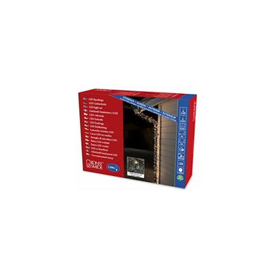 Konstsmide 3649Â â??Â 110/Micro LED catena luminosa, modello satinato/per esterno (IP44)/1200Â diodi bianco caldo/24Â V Trasformatore da esterno/cavo