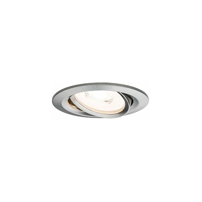 93947 Einbauleuchte LED Reflector Coin Flache Einbaustrahler 6,8W Deckenspot Eisen dimmbar und schwenkbar Akzentbeleuchtung da Incasso 6.8 W, Ferro