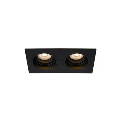 22959/02/30 Faretto da Incasso, Metallo, 100 W, Nero - Lucide