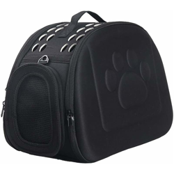 Borsa da trasporto Cane Gatto Coniglio Traspirante Smontabile Lavabile Pieghevole Oxford (Nero) - Litzee características