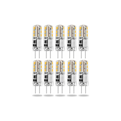 Lampadine a LED G4, 1,5 W, sostituisce lampadine alogene da 20 W, luce bianca calda, 3000 K, 12 V AC/DC, 100 lm, senza sfarfallio, non dimmerabile, precio