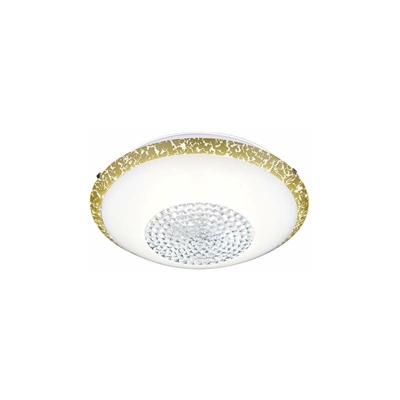 Trio Leuchten Comtess Lampada da soffitto 20 W, Bianco/Oro