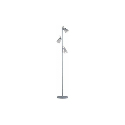 Trio Leuchten Lampada da Terra PIANTANA GU10, 42 W, Grigio Cemento, 25 x 34 x 160 cm