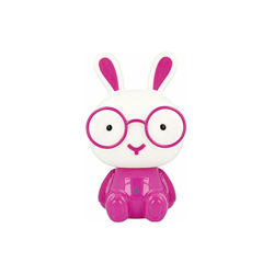 Westcott Lightbuddies E-88004 00 - Lampada notturna a LED per bambini, con batteria e cavo di ricarica USB, dimmerabile, rosa e bianco características