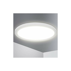 Plafoniera LED da 24 W, extra piatta, rotonda, 1800 lm, 330 mm, IP44, per soggiorno, bagno, cucina, corridoio, cantina, bagno, lampada da parete, en oferta