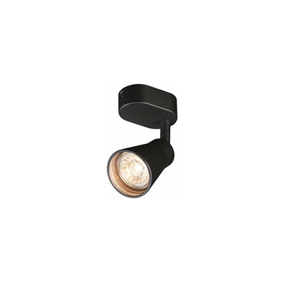 SLV AVO CW - Lampada da parete e soffitto per interni, QPAR51, colore: Nero 50 W, in metallo, 0 W