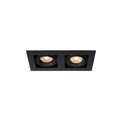 Lucide 09926/02/30 Faretto da Incasso, Alluminio, 100 W, Nero