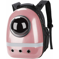 LITZEE Zaino porta capsule portatile per animali domestici Borsa da trasporto a bolle trasparente per cuccioli di cane gatto Piccoli animali características