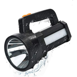 Torcia a LED impermeabile IPX4, 9600mAh / 11000 lumen LED 3 in 1 lampada da campeggio portatile potente, torcia ricaricabile per campeggio e precio