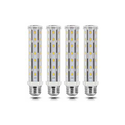 Lampadina a LED E27 da 15 W, luce bianca fredda, 4 lampadine E27, a risparmio energetico, luce bianca fredda, 6000 K, sostituisce lampadina alogena