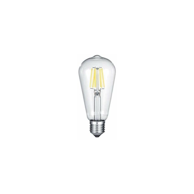 Trio 987-600 Kolben Lampadina LED, 6 W, Trasparente, Diametro 6.4 cm E27 - Trio Leuchten
