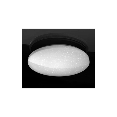 Plafoniera a LED, 24 W, dimmerabile, per soggiorno, camera da letto, 33 cm, luce bianca calda - Lumira