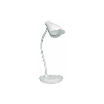 Unilux - Lampada LED dimmerabile con ricarica USB e controllo touch, colore: Bianco