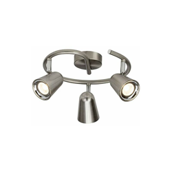 Brilliant AG g50633/13Â Nifty Plafoniera Spirale LED a 2Â luci metallo 4Â W Integrated acciaio características