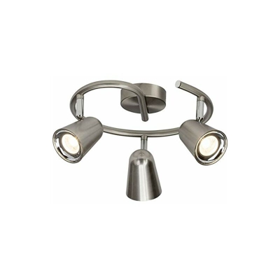 Brilliant AG g50633/13Â Nifty Plafoniera Spirale LED a 2Â luci metallo 4Â W Integrated acciaio