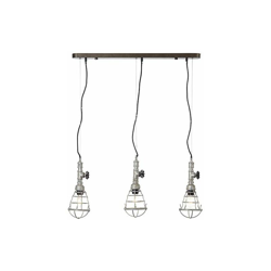 Pipe - Lampadario a sospensione, 3 luci, in zinco anticato precio