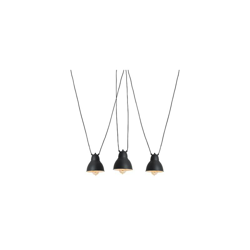 LPAX001COBHANGMFIX3-02 - Lampada a sospensione COBEN HANGMAN FIX 3, in metallo, colore: Nero - Customform precio