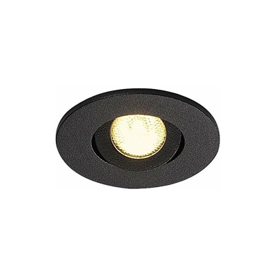 coperte da incasso faretto New Tria Mini DL Set, circa, 2,2 W, lampada a LED, 3000 K, A 30, con driver, clip piume, Nero 113970 - SLV