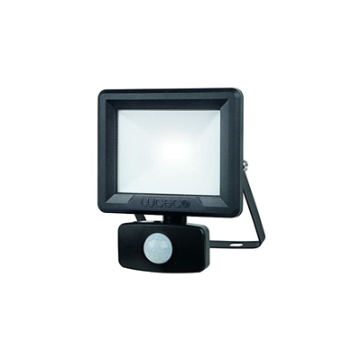 LED Eco Slimline, PIR 1600LM 20Â W, IP65, 4000Â K, colore: Nero - Luceco