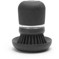 Spazzola Per Piatti C/Dispenser Porta Sapone Dark Grey características