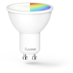 Hama - Lampadina WLAN con attacco GU10, (Smart lampada senza hub/gateway, lampadina LED da 5,5 W in forma riflettente, per controllo vocale/app, en oferta