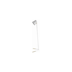 Leitmotiv Noble - Lampada a stelo in metallo bianco con dettagli dorati, 40 x 30,5 x 150 cm precio