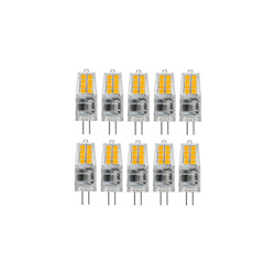 Lampadina LED G4, 1,5 W, 230 V, ricambio per lampadine alogene da 20 W, AC/DC 3000 K, luce bianca calda, equivalente a base bi-pin, tipo JC, a en oferta