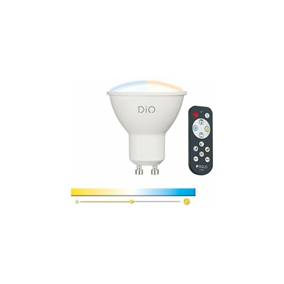 Access - Lampadina LED GU10, temperatura colore regolabile (caldo-freddo), lampada con telecomando, 5 Watt (equivalente a 38 Watt), 320 lumen, GU10
