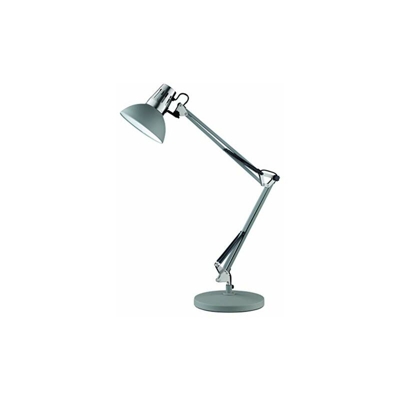 Fischer & Honsel Pit Lampada da Tavolo 40 W, Grigio, 23 x 23 x 74,5 cm (LxBxH)