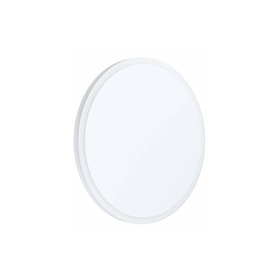 Eglo Mongodio 1 - Lampada da soffitto a LED, moderna, in acciaio e plastica, colore: bianco, lampada da soggiorno, bianco caldo, Ã 25 cm