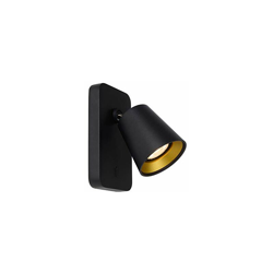 Lucide 09928/05/30 Faretto da parete, Alluminio, 5 W, Nero, Oro Opaco/Ottone precio