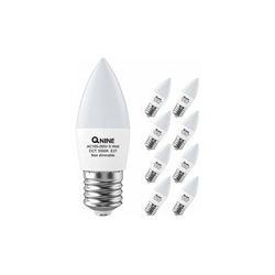 Lampadina LED E27, 6 W (sostituisce una lampadina a incandescenza da 50 W), luce bianca fredda (5000 K), 540 lumen, non dimmerabile, confezione da 8 características