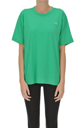 Face-patch cotton t-shirt en oferta