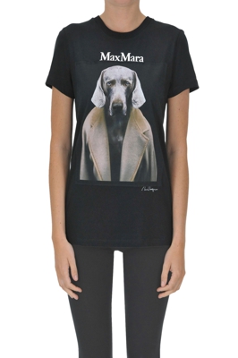 Abetaia printed cotton t-shirt