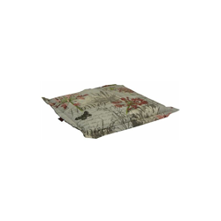 Cuscino Bansin, ca. 50 x 50 x 7 cm, cotone/poliestere, beige/rosa - Dehner en oferta