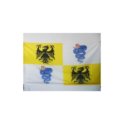 Bandiera DUCATO di Milano 1395-1796 150x90cm - Bandiera DUCATO di Milano E Mantova 90 x 150 cm Foro per Asta - Az Flag características