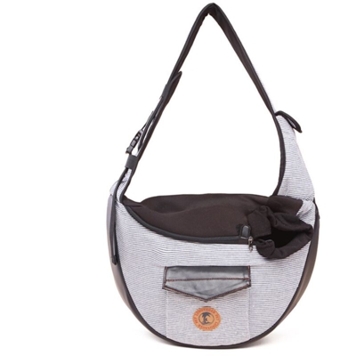 Borsa per gatti, sacchetto per animali domestici, borsa di trasporto in uscita, zaino traspirante per viaggi Borsa a tracolla portatile, Brown 36 *