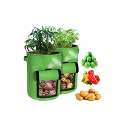 Sunshine Smile Grow Bag - Sacco per piante e patate, durevole, traspirante, per piante, pomodori, patate características