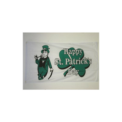 AZ FLAG Bandiera Felice Festa di San Patrizio 150x90cm - Bandiera Irlandese - Irlanda - Paddy's Day 90 x 150 cm en oferta