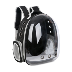 Backpack per animali domestici Backpack in uscita Chat in uscita Panorama portatile Panorama Trasparente Pet Space Bag Black Animali domestici precio