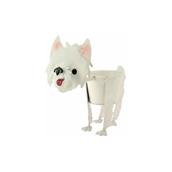 Scottish Westie Flower Planter, Multicolore, 35Â x 14Â x 17Â cm - Green Jem precio
