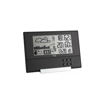 TFA 35-1106 Pure Plus, Stazione metereologica [Importato da Regno Unito], Nero, 3,5 x 17,8 x 12 cm