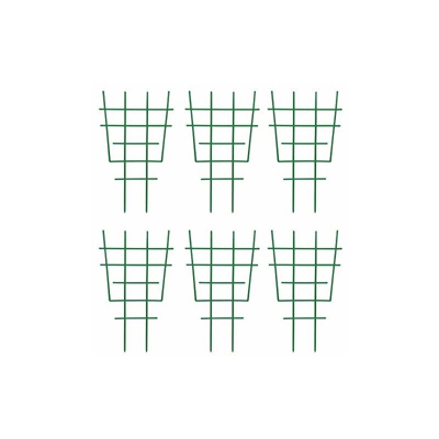 Fittoway Mini supporto per piante fai da te da giardino, per piante rampicanti e vite, in plastica, supporto per piante in vaso (6 pezzi)