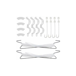 Kit di fissaggio assortiti per graticcio di pomodori, strumenti di serraggio per sostenere aste e piante fai da te - Emsea en oferta