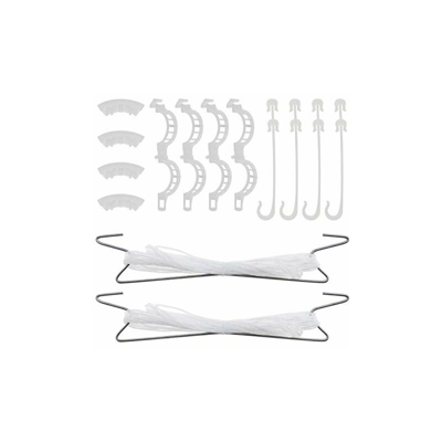 Kit di fissaggio assortiti per graticcio di pomodori, strumenti di serraggio per sostenere aste e piante fai da te - Emsea