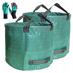 Borsa da giardino Borsa da giardino Borsa da giardino Borsa da giardino Borsa da giardino Sacchetto di rifiuti 500L * 2PCS precio