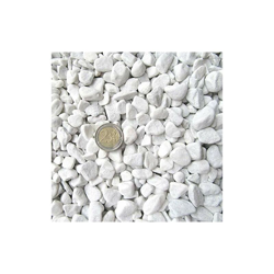 Ghiaia tipo marmo di Carrara, colore bianco, grana 18-25Â mm en oferta