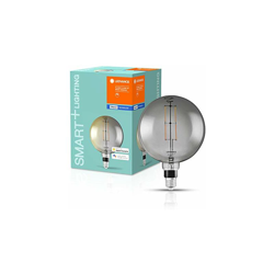 Lampada LED Smart, tecnologia Bluetooth, globo filament, E27, dimmerabile, bianco caldo, 2700 K, sostituisce lampadine da 37 W, controllabili con precio