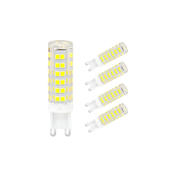 HiBay® - Lampadina LED G9, luce bianca fredda, 7 W, sostituisce alogena da 60 W, 600 lm, G9, 360°, 230 V, confezione da 5 pezzi precio